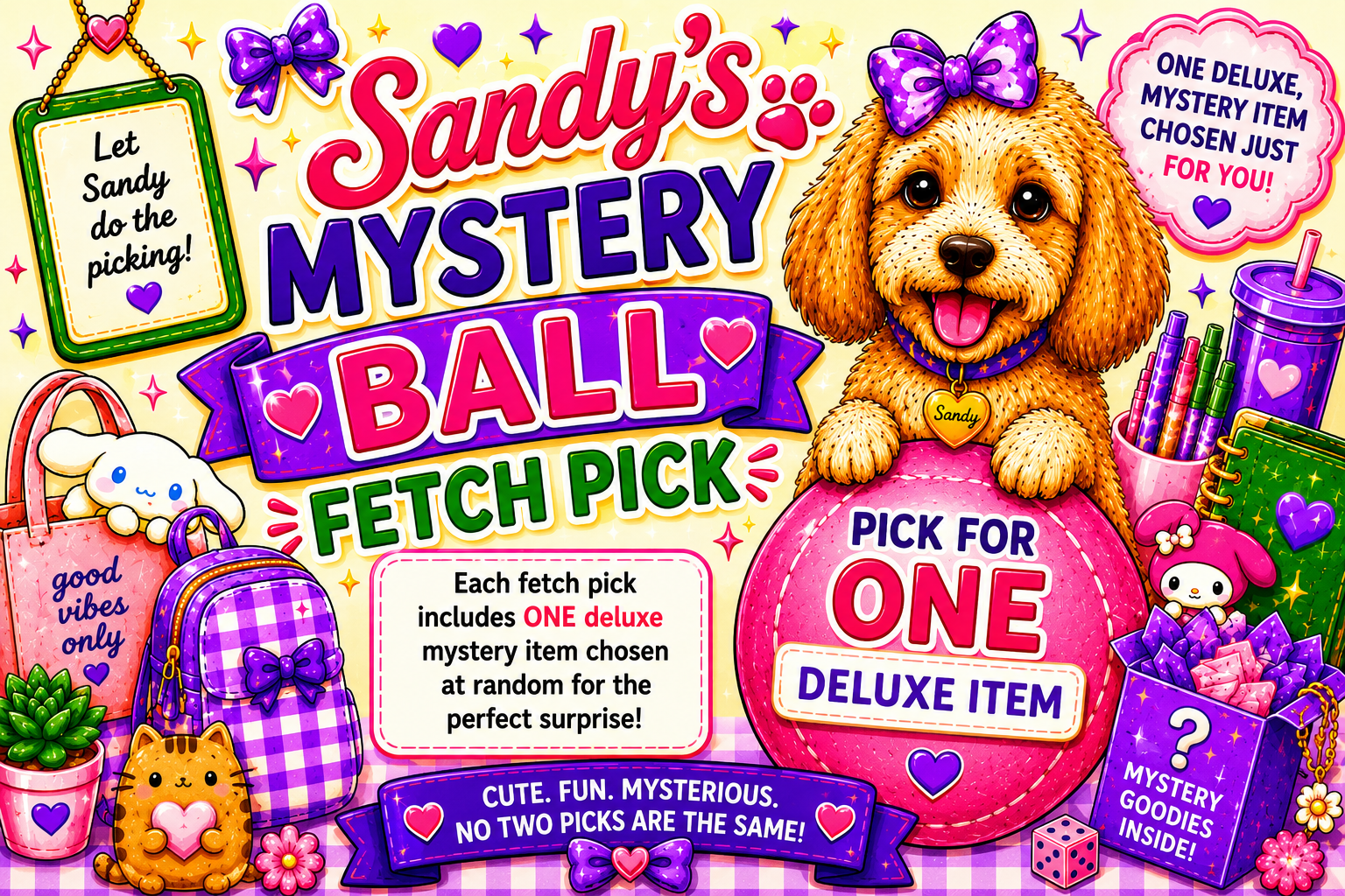 Sandy’s Mystery Ball Fetch Pick Deluxe